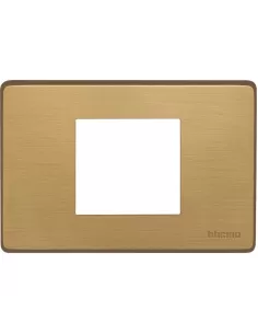Bticino 503//23a//br magic plate 2p centered bronze